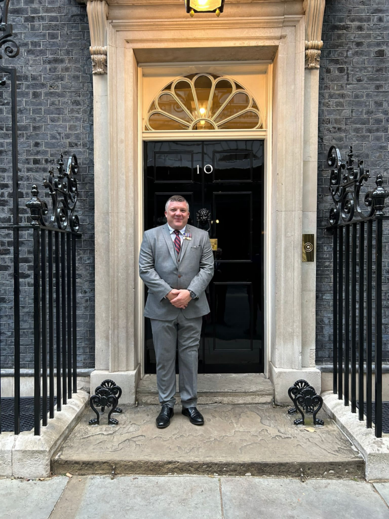 Nigel at 10 Downing Street